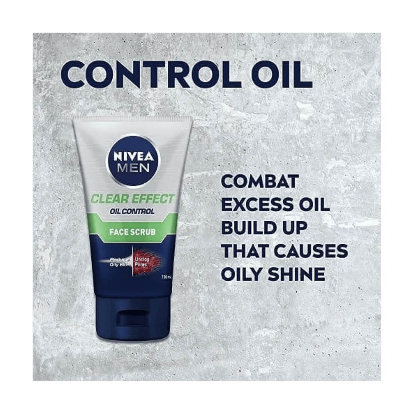 Impoted Nivea Men  Facial Scrub Clear Effect Anti Face scrub