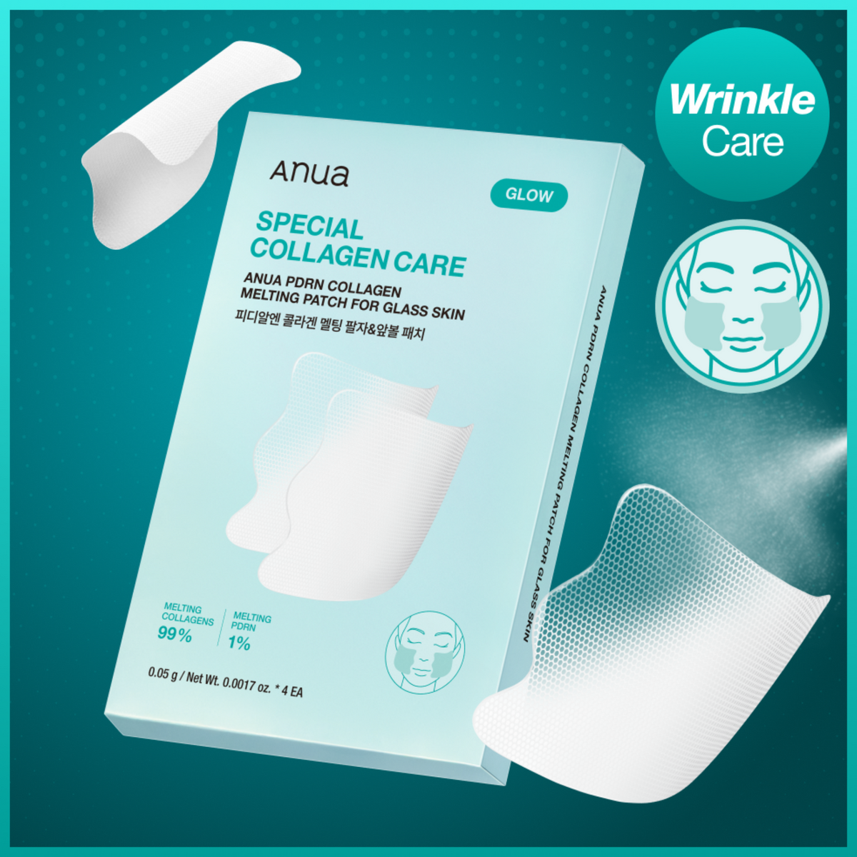 Impoted Anua Special Collagen Care Melting Patch For Glass Skin 