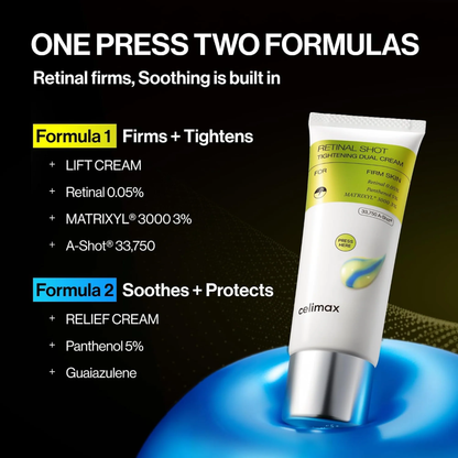 Impoted Celimax the Vita-a Retinal Shot Tightening Dual Cream(50ml)