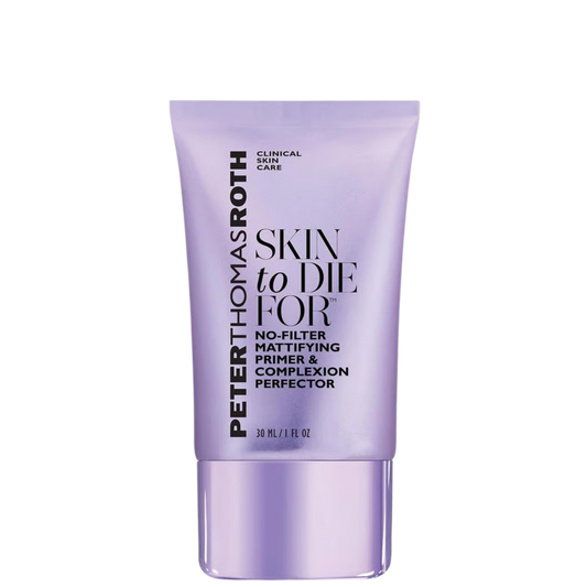 Peter Thomas Roth Skin To Die For Mattifying Primer tube on white background