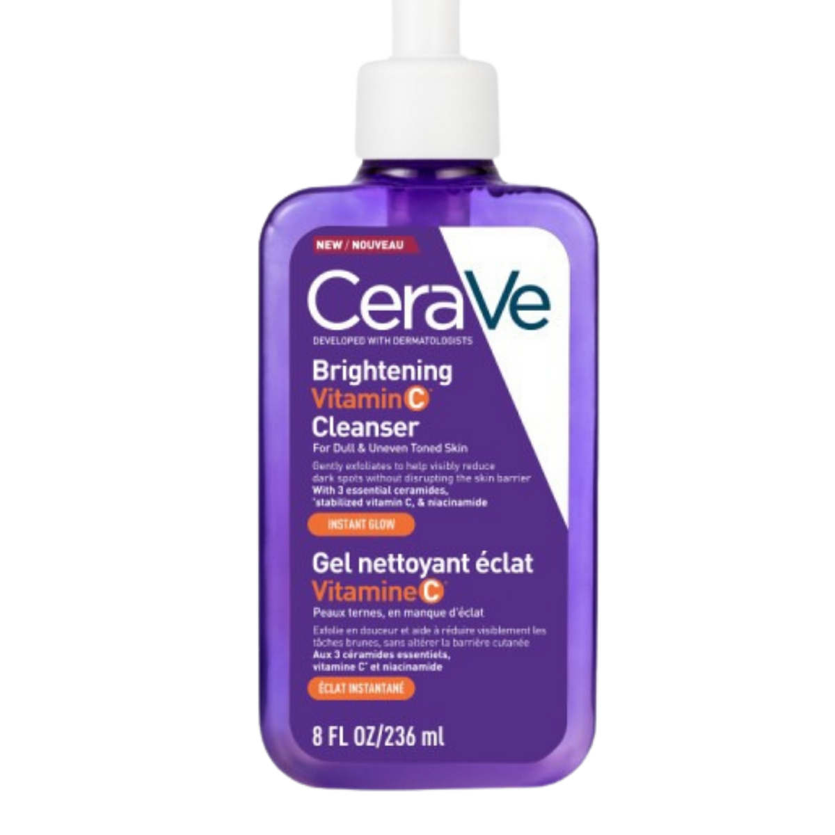 Cerave Brightening Vitamin C Cleanser Intant Glow (236ml)