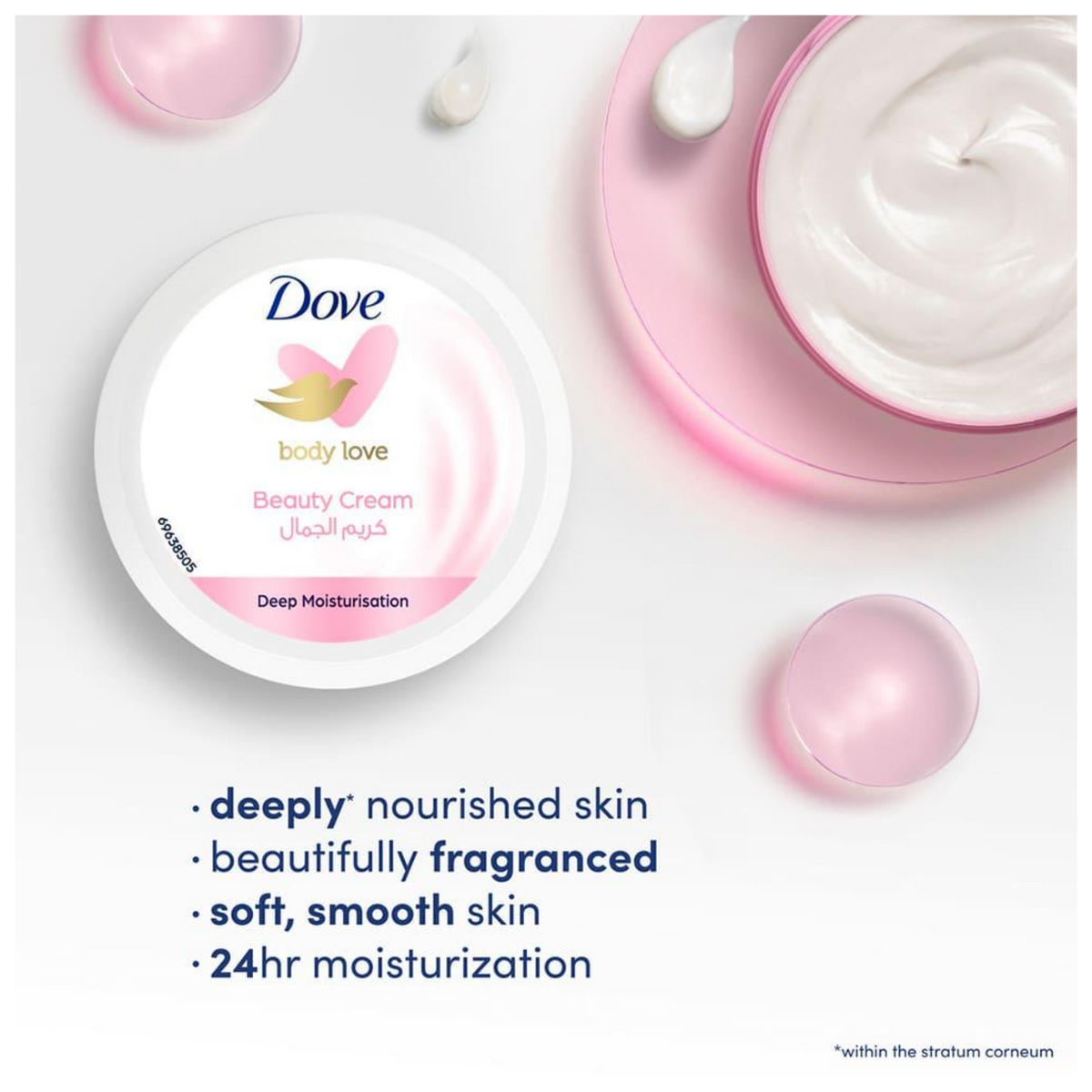 Impoted Dove Nourishing Body Love Beauty Cream