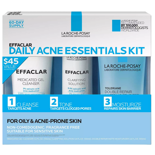 Buy  Online  La Roche Posay Effaclar Acne Daily Essential Kit  Pakistan