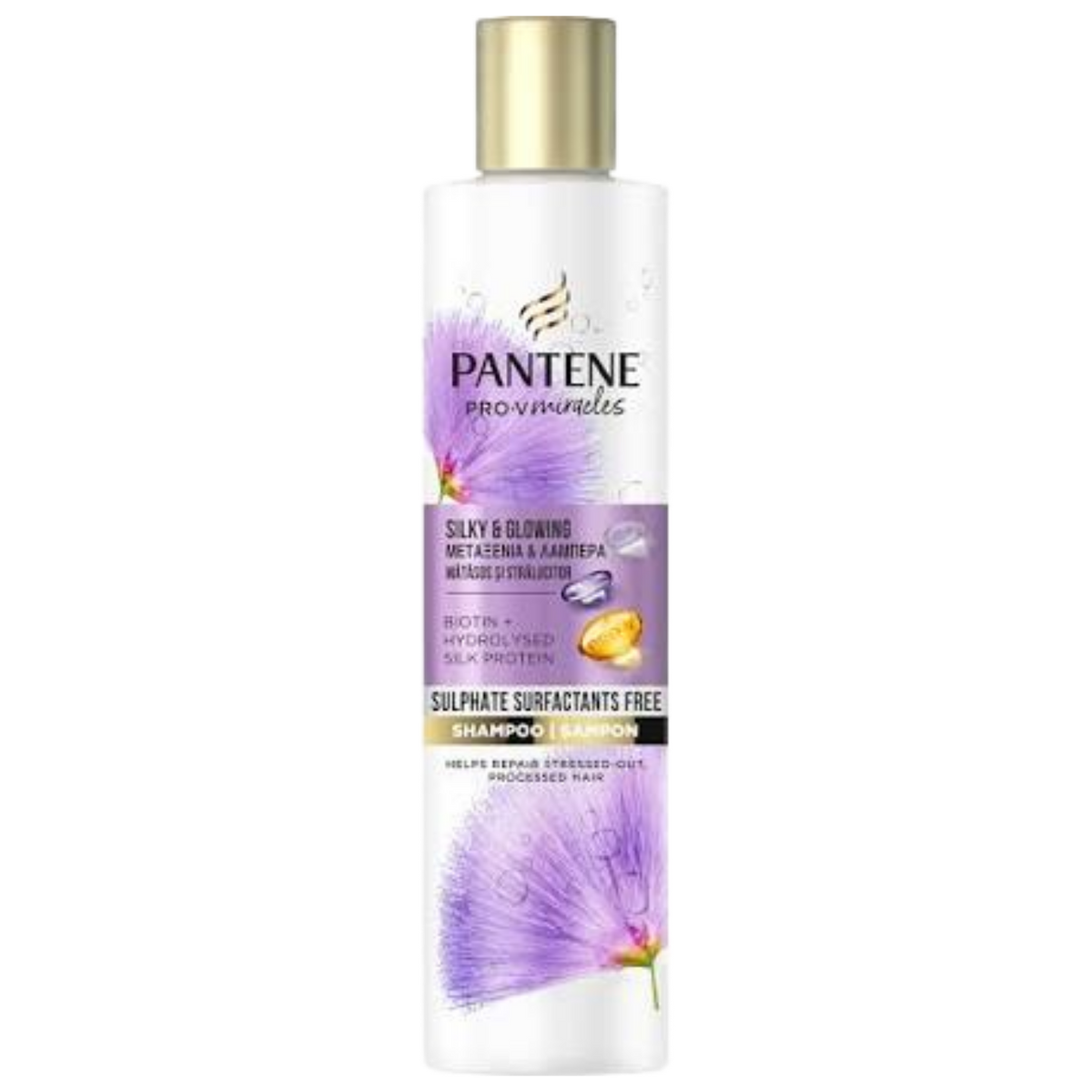 Buy Online Pantene Pro-V Miracles Shampoo Silky & Glowing 225ml In Pakistan