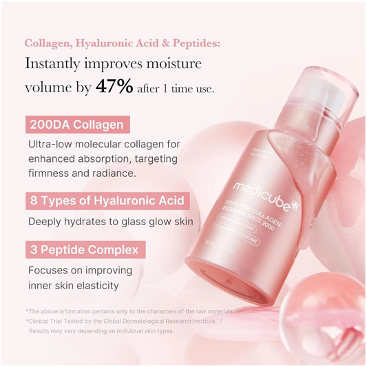 Impoted Medicube - PDRN Pink Collagen Exosome Shot Serum 2000 - 30ml