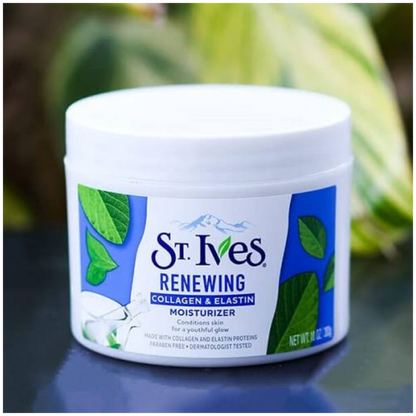 Impoted St. Ives Timeless Skin Collagen Elastin Facial Moisturizer 283g