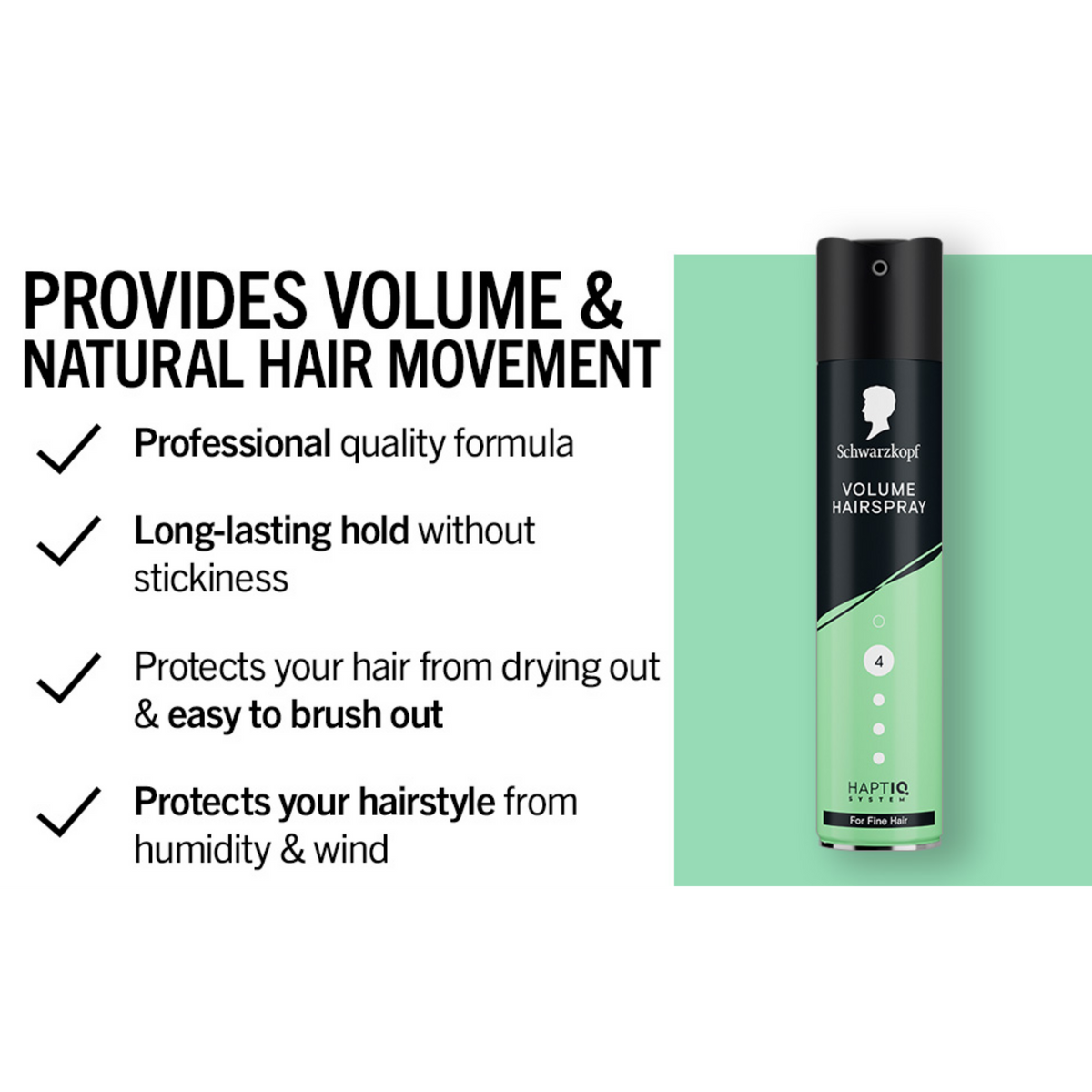 Impoted Schwarzkopf 'Hair Spray' Volume HL4, 250ml 