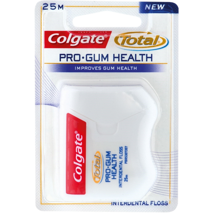 Buy Online Colgate Total Pro Gum Health Interdental Floss 25m In Pakistan