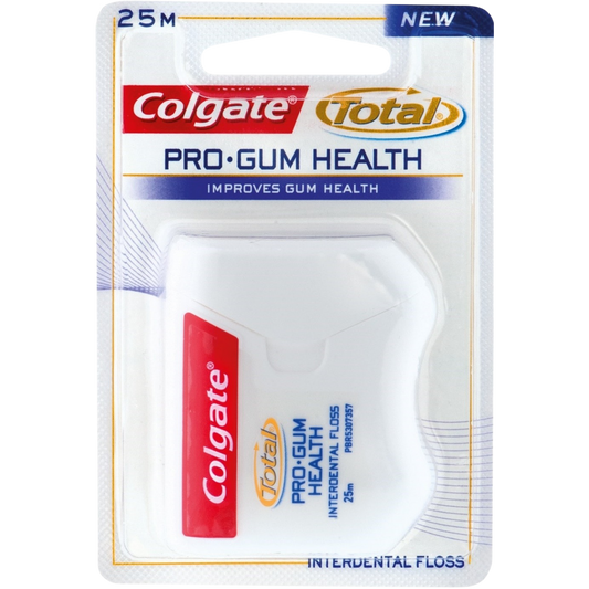 Buy Online Colgate Total Pro Gum Health Interdental Floss 25m In Pakistan