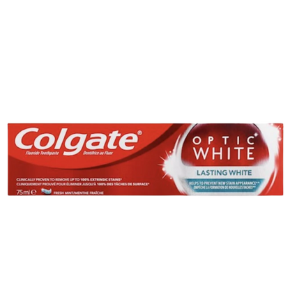 Buy Online Colgate Optic White Toothpaste Lasting White 75mL In Pakistan