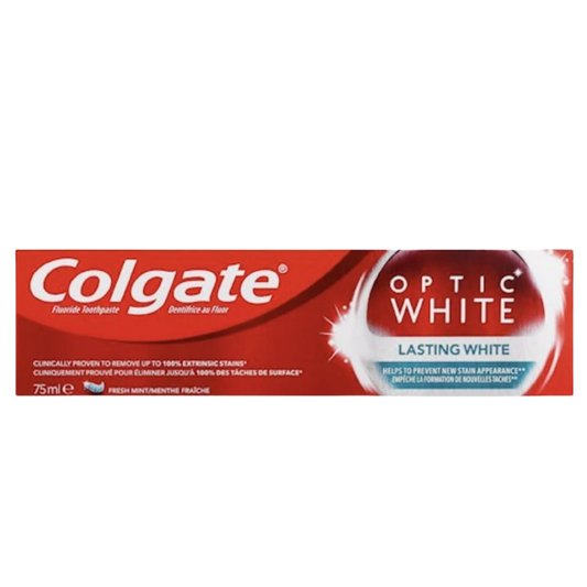 Buy Online Colgate Optic White Toothpaste Lasting White 75mL In Pakistan