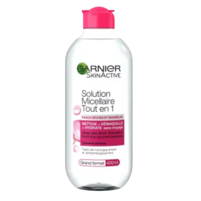 Buy Online Garnier Skin Active Micellar Solution All-in-One Large Dry and Sensitive Skin 400ml In Pakistan
