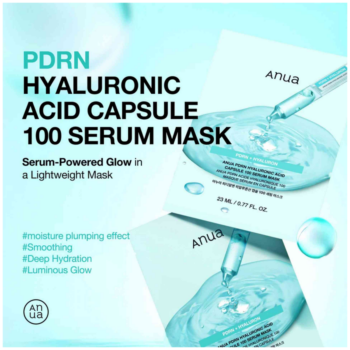 Impoted ANUA - PDRN Hyaluronic Acid Capsule 100 Serum Mask 