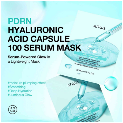 Impoted ANUA - PDRN Hyaluronic Acid Capsule 100 Serum Mask 