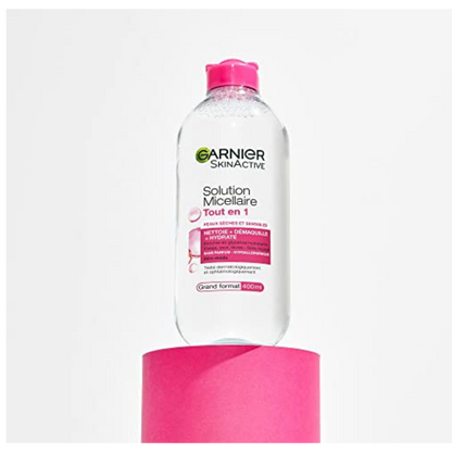 Impoted Garnier Skin Active Micellar Solution All-in-One Large Dry and Sensitive Skin 400ml