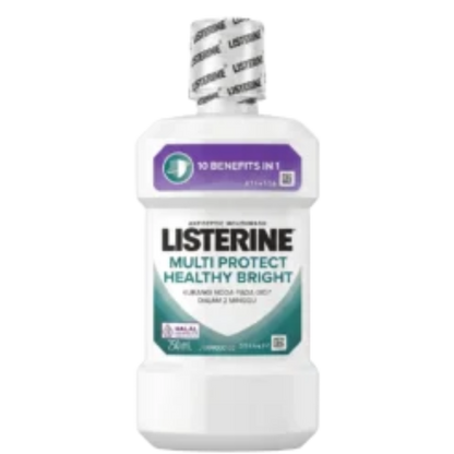 Buy Online  Listerine Multi Protect Healthy Bright Antiseptic Mouthwash 250ml In Pakistan