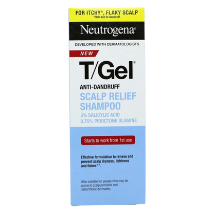 Buy Online Neutrogena T/Gel Anti-Dandruff Scalp Relief Shampoo 250ml In Pakistan