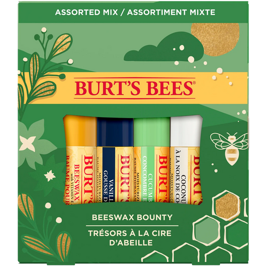 Buy Online Burt's Bees Beeswax Bounty Assorted Mix Lip Balm 4 Piece Gift Set In Pakistan