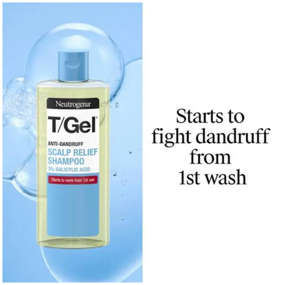 Impoted Neutrogena T/Gel Anti-Dandruff Scalp Relief Shampoo 250ml