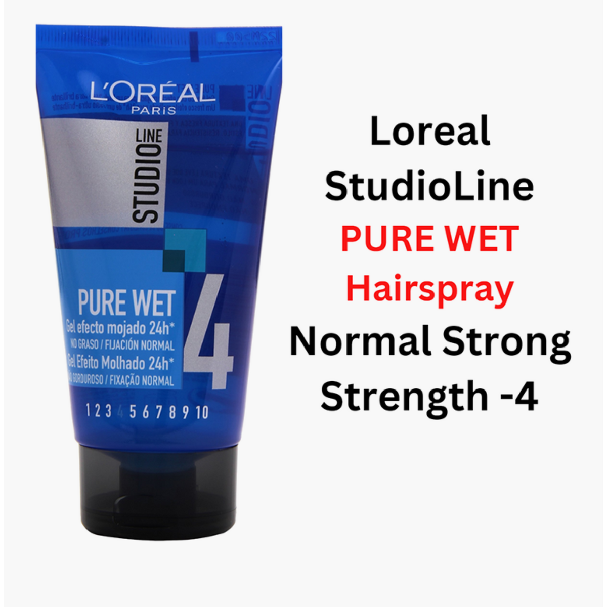 Impoted L'Oreal - Studio Line Pure Wet Gel : Hair Care 5 Oz / 150ml