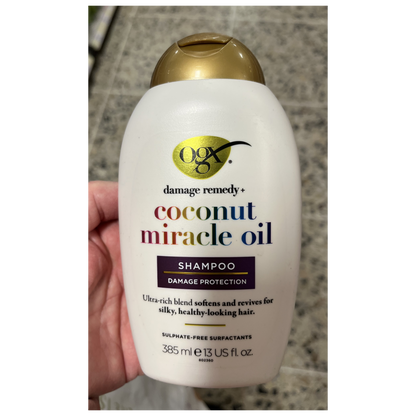 Impoted Ogx Damage Remedy+Coconut Miracle Oil Shampoo 385ml