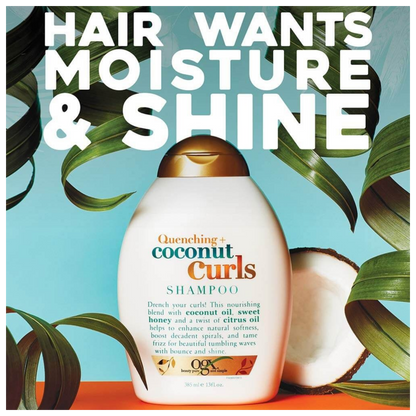 Impoted OGX, Quenching + Coconut Curls, 13 Oz