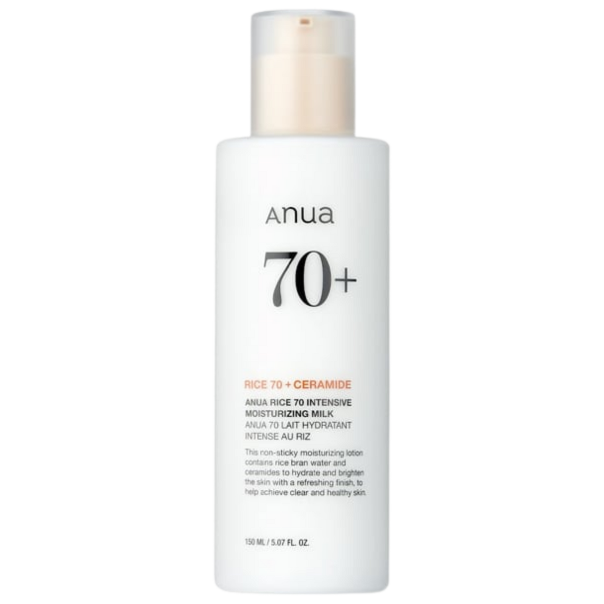 Buy Online ANUA - Rice 70 Intensive Moisturizing Milk - 150ml In Pakistan