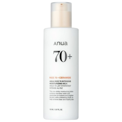 Buy Online ANUA - Rice 70 Intensive Moisturizing Milk - 150ml In Pakistan