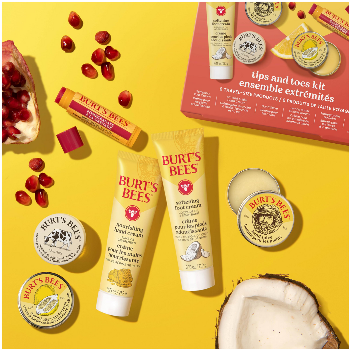 Impoted Burt's Bees Tips and Toes Kit
