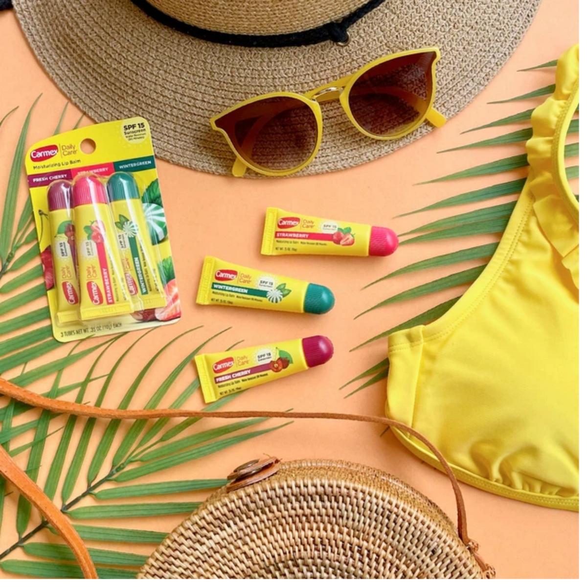 Impoted Carmex Daily Care Moisturizing Lip Balm Variety Pack 