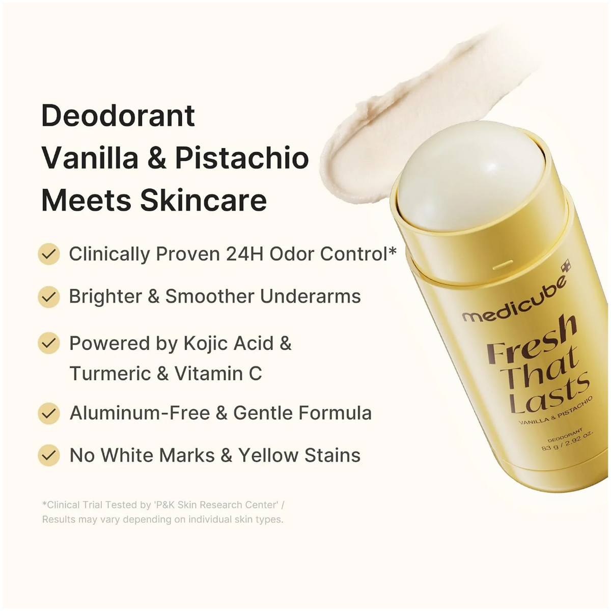 Impoted Medicube Vanilla & Pistachio Deodorant