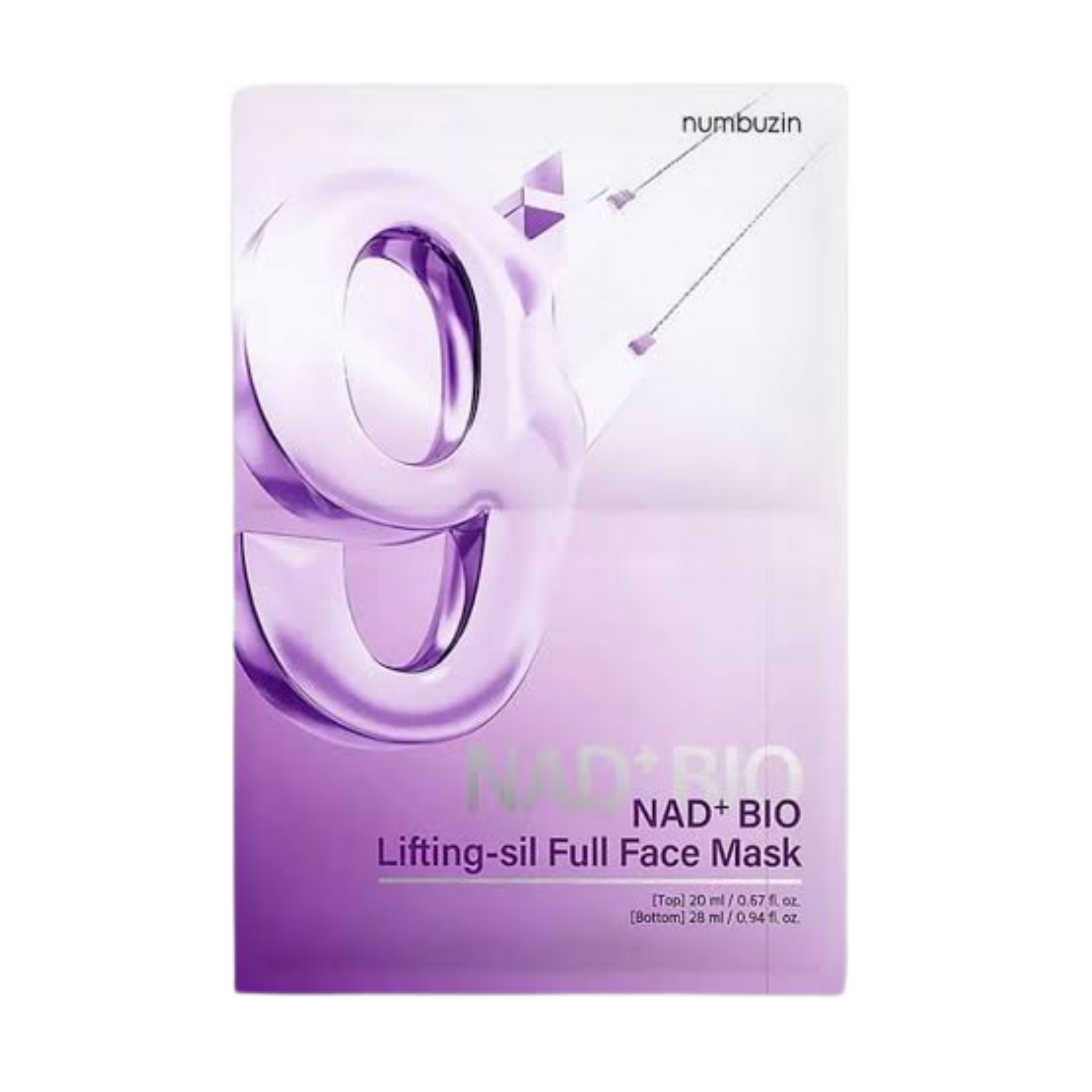 Buy Online Numbuzin 9 NAD +50Peptides Face Mask 
