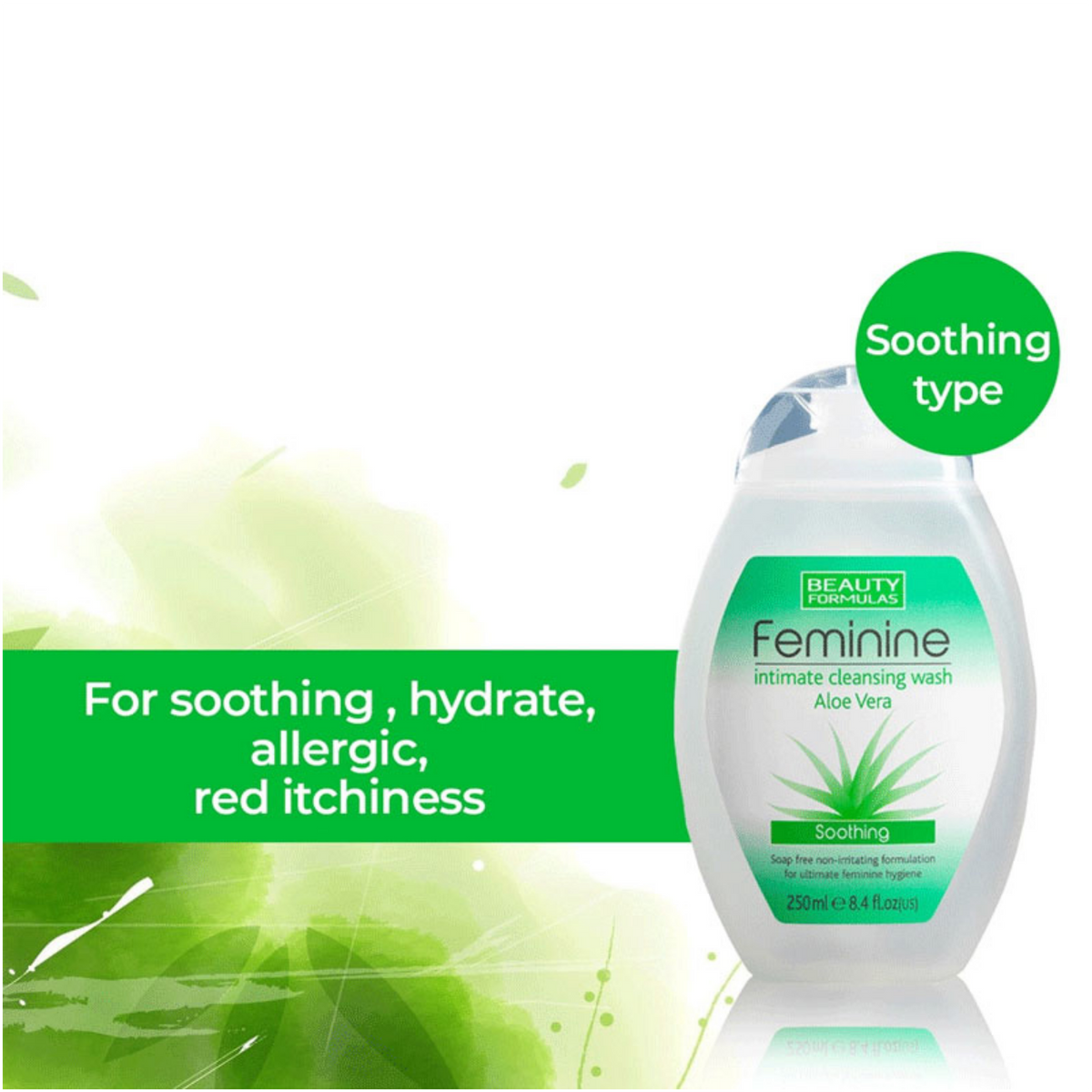 Impoted Beauty Formulas Feminine Intimate Aloe Vera Wash 250ml