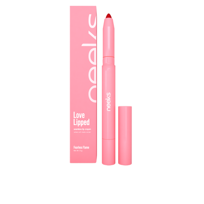 Neeks Love Lipped Seamless Lip Crayon - Fearless Flame (1.3g)