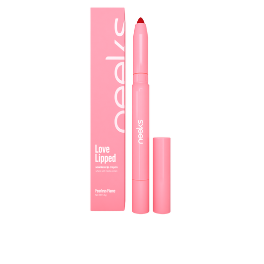 Neeks Love Lipped Seamless Lip Crayon - Fearless Flame (1.3g)