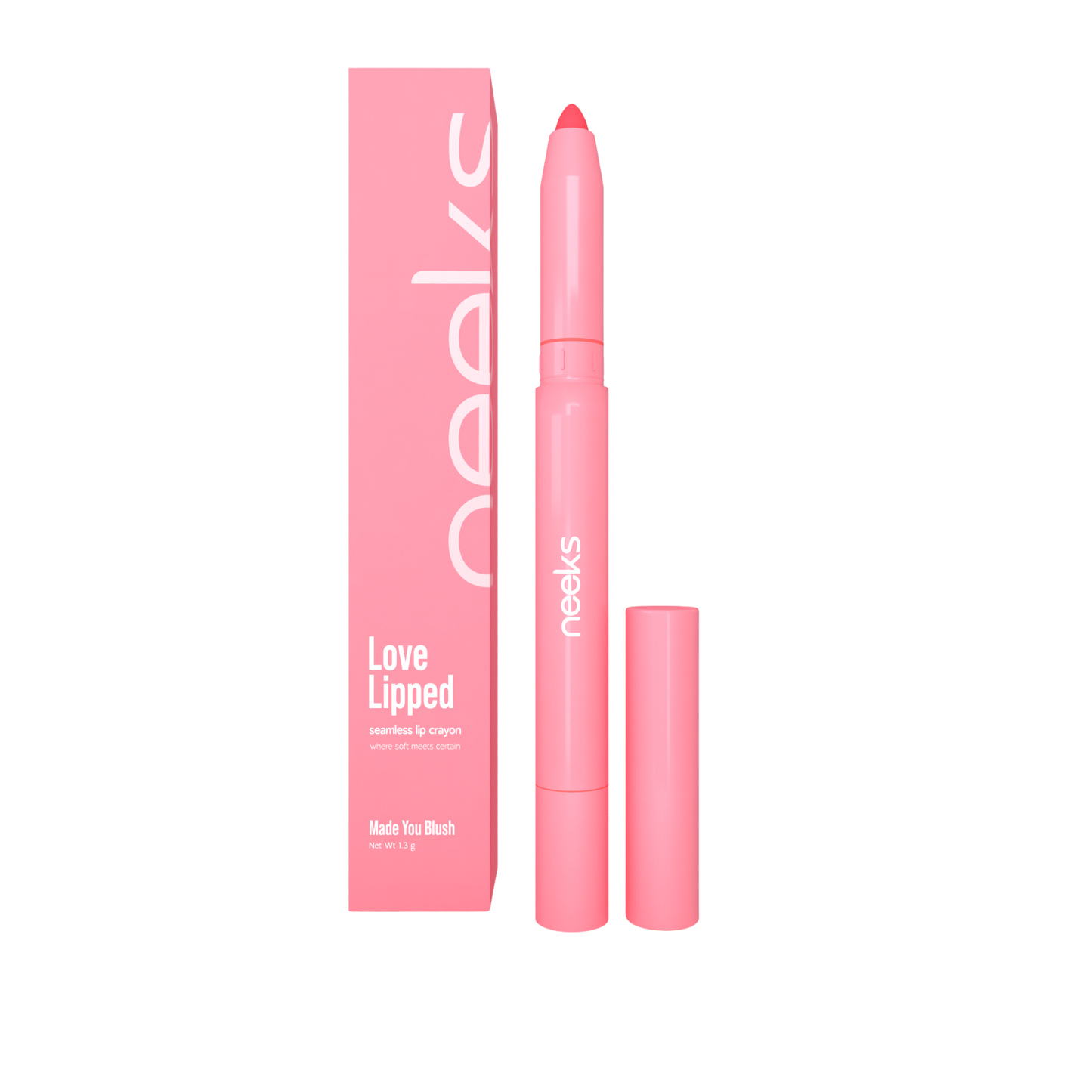 Neeks Love Lipped Seamless Lip Crayon - Made You Blush (1.3g)