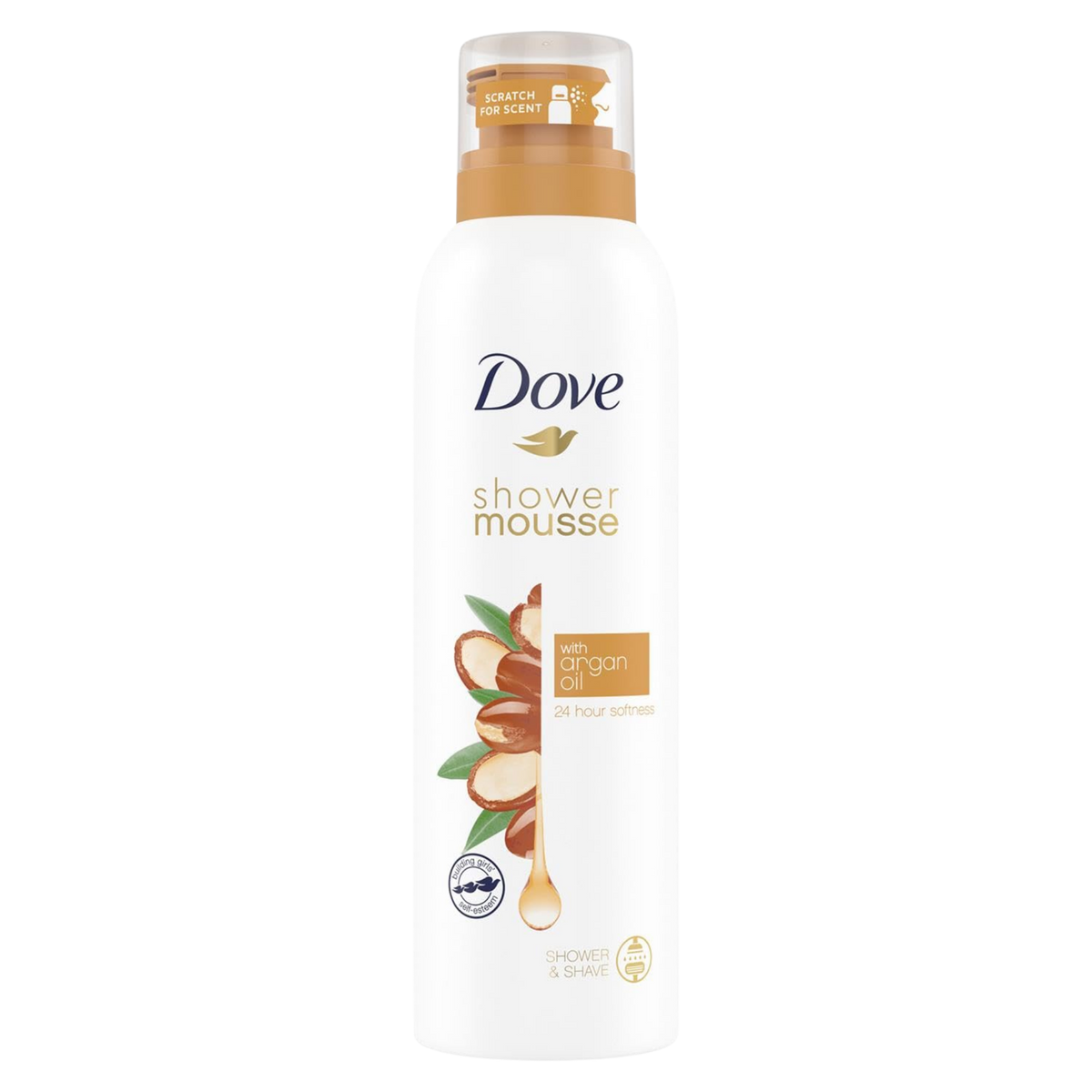 Buy Online Dove Shower Mousse Argan Oil 200ml In Pakistan