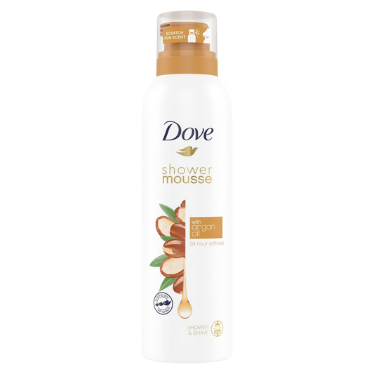 Buy Online Dove Shower Mousse Argan Oil 200ml In Pakistan
