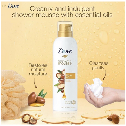 Impoted Dove Shower Mousse Argan Oil 200ml