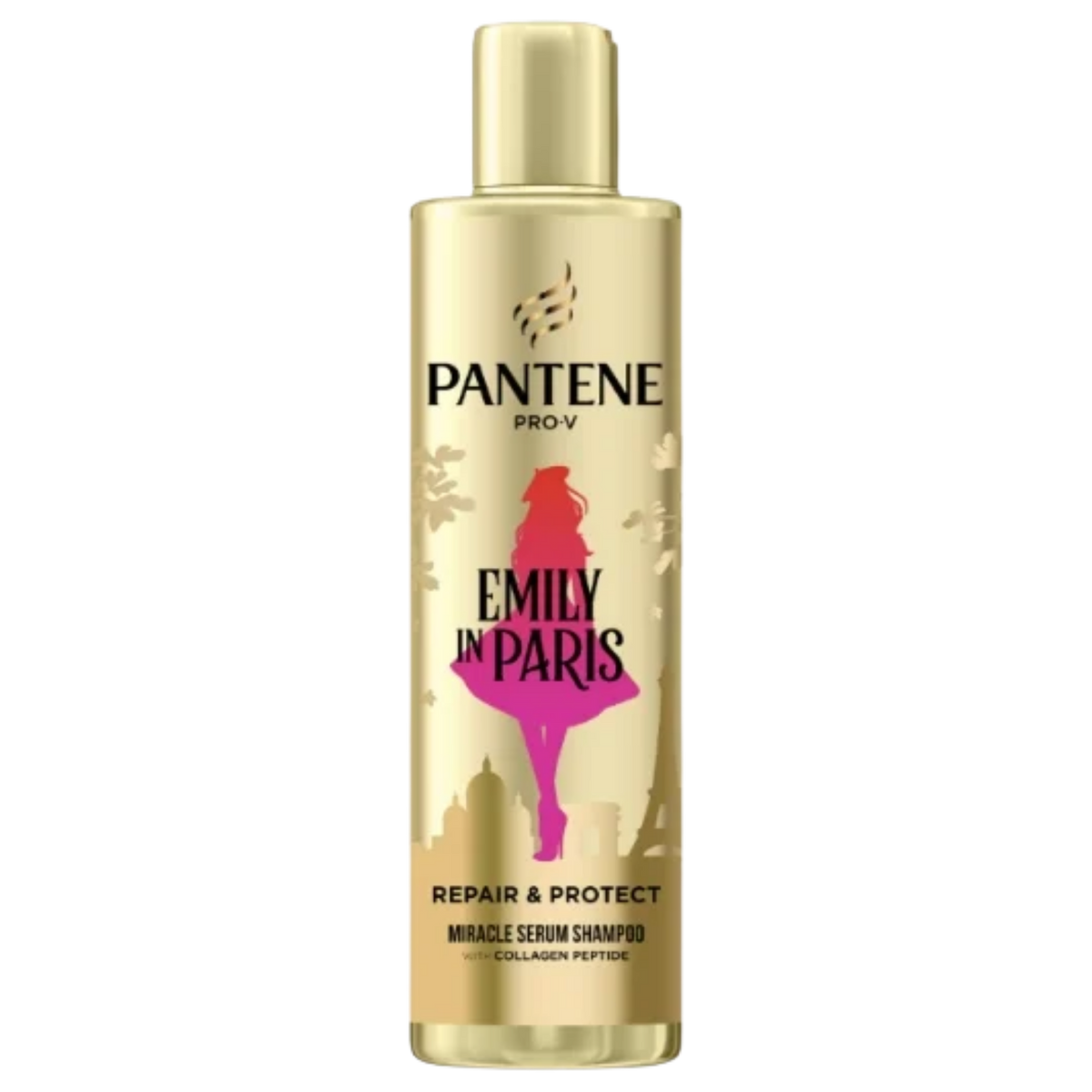 Buy Online Pantene Pro V Emily in Paris Repair & Protect Shampoo Miracle Serum with Collagen Peptide 250ml
In Pakistan