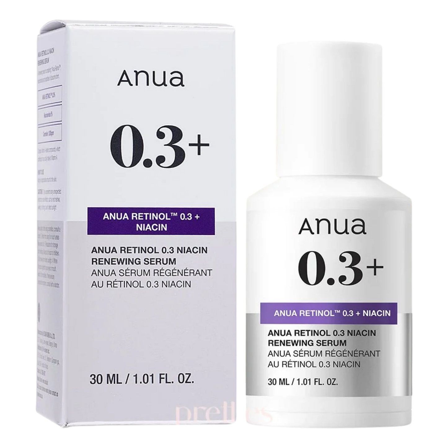 Buy Online Anua Retinol 0.3% + Niacin Renewing Serum 