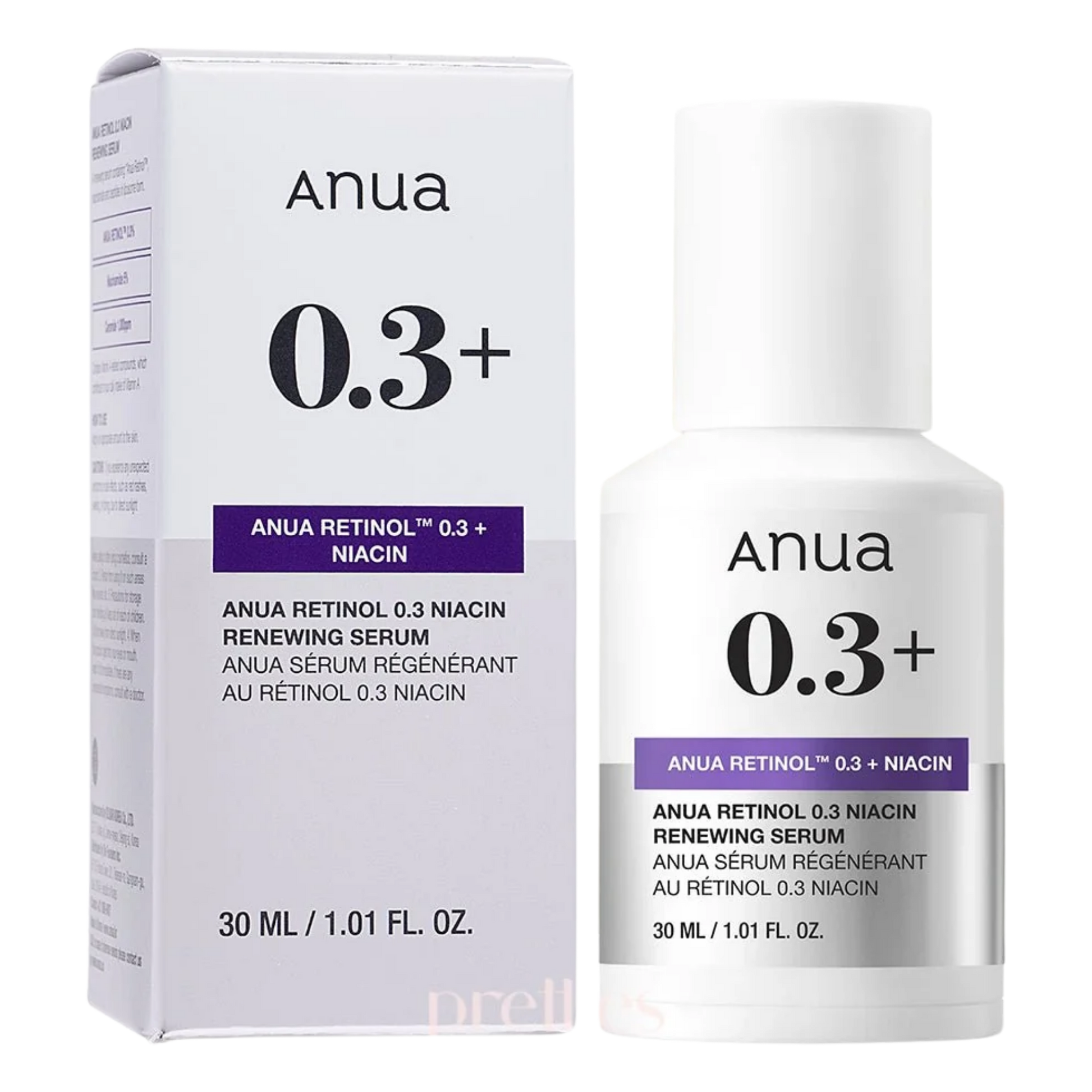 Buy Online Anua Retinol 0.3% + Niacin Renewing Serum 