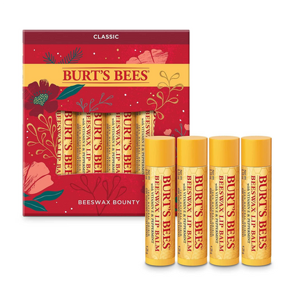 Impoted Burt's Bees Classic Lip Care Gift Set – 4Tubes