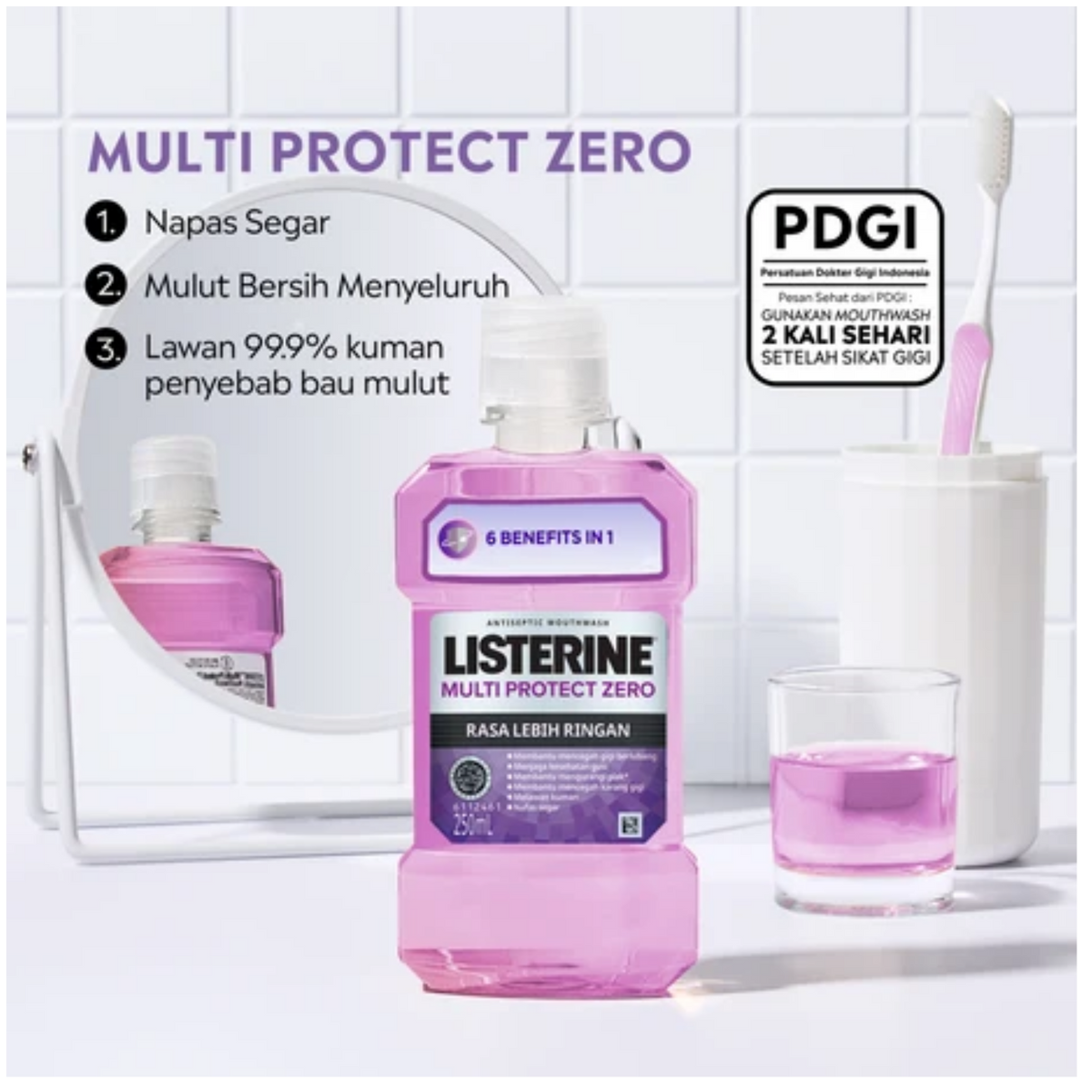 Impoted Product Listerine Multi Protect Zero Mouthwash