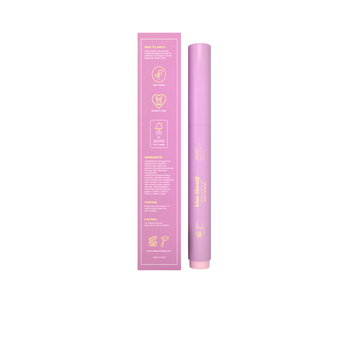 Neeks Kiss Theory Moisturising Lip Tint - Soft Caramel (1.6g)