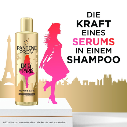 Impoted Pantene Pro V Emily in Paris Repair & Protect Shampoo Miracle Serum with Collagen Peptide 250ml
