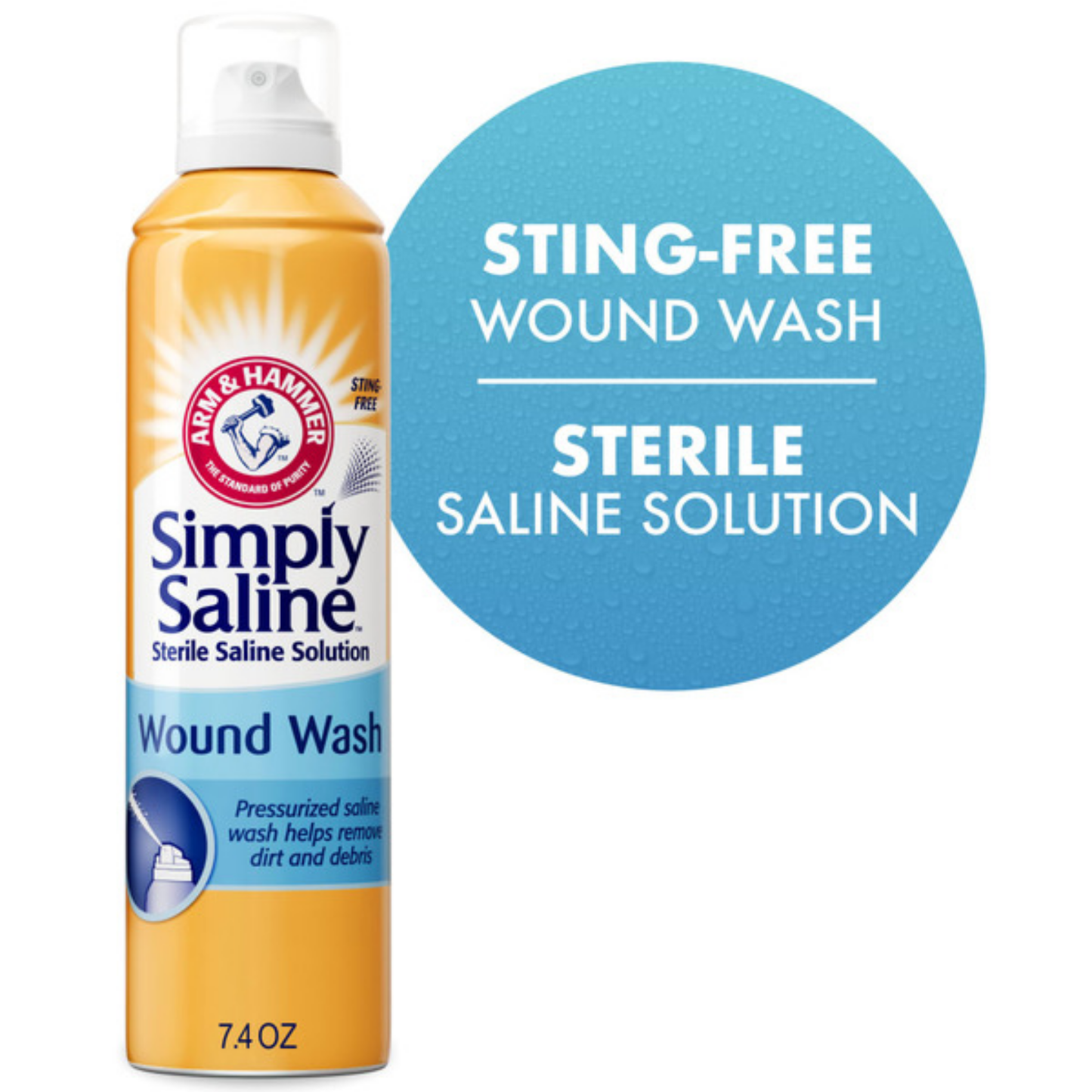 Impoted Arm & Hammer, Simply Saline Wound Wash
