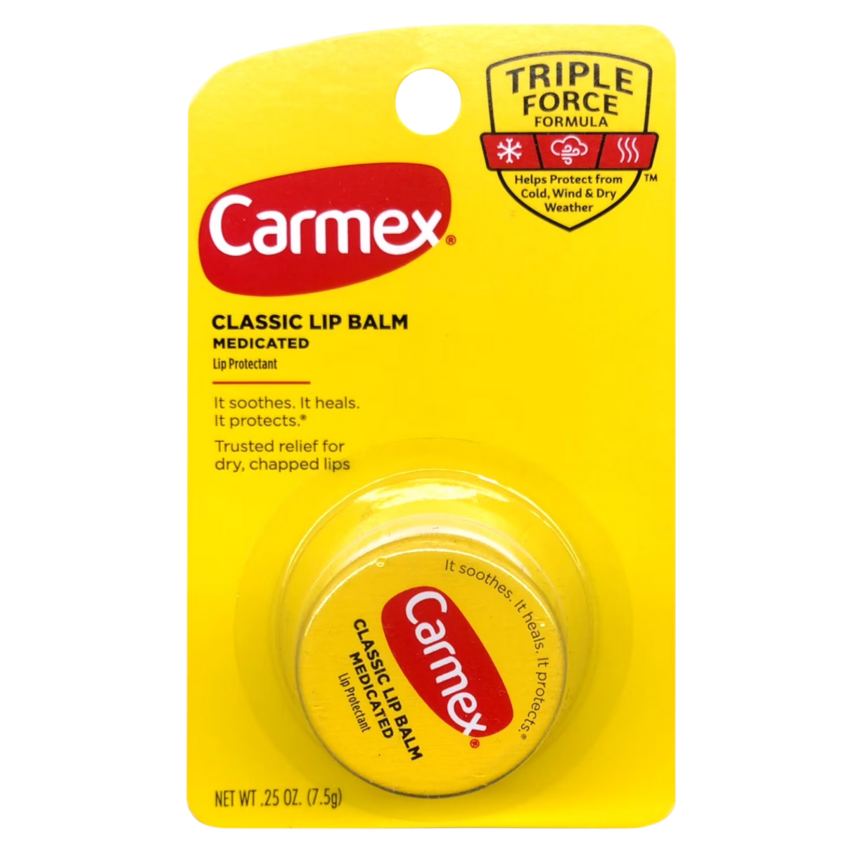 Buy Online Carmex Classic Medicated Lip Balm Jar Lip Protectant 1 Count In Pakistan