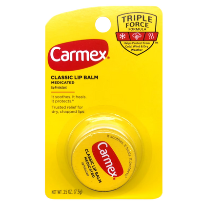 Buy Online Carmex Classic Medicated Lip Balm Jar Lip Protectant 1 Count In Pakistan