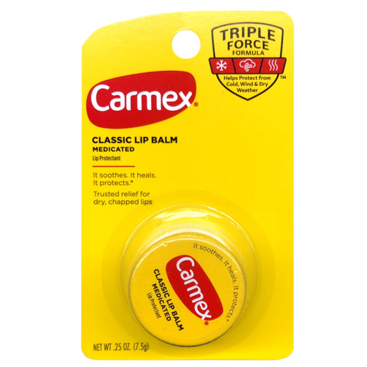 Buy Online Carmex Classic Medicated Lip Balm Jar Lip Protectant 1 Count In Pakistan